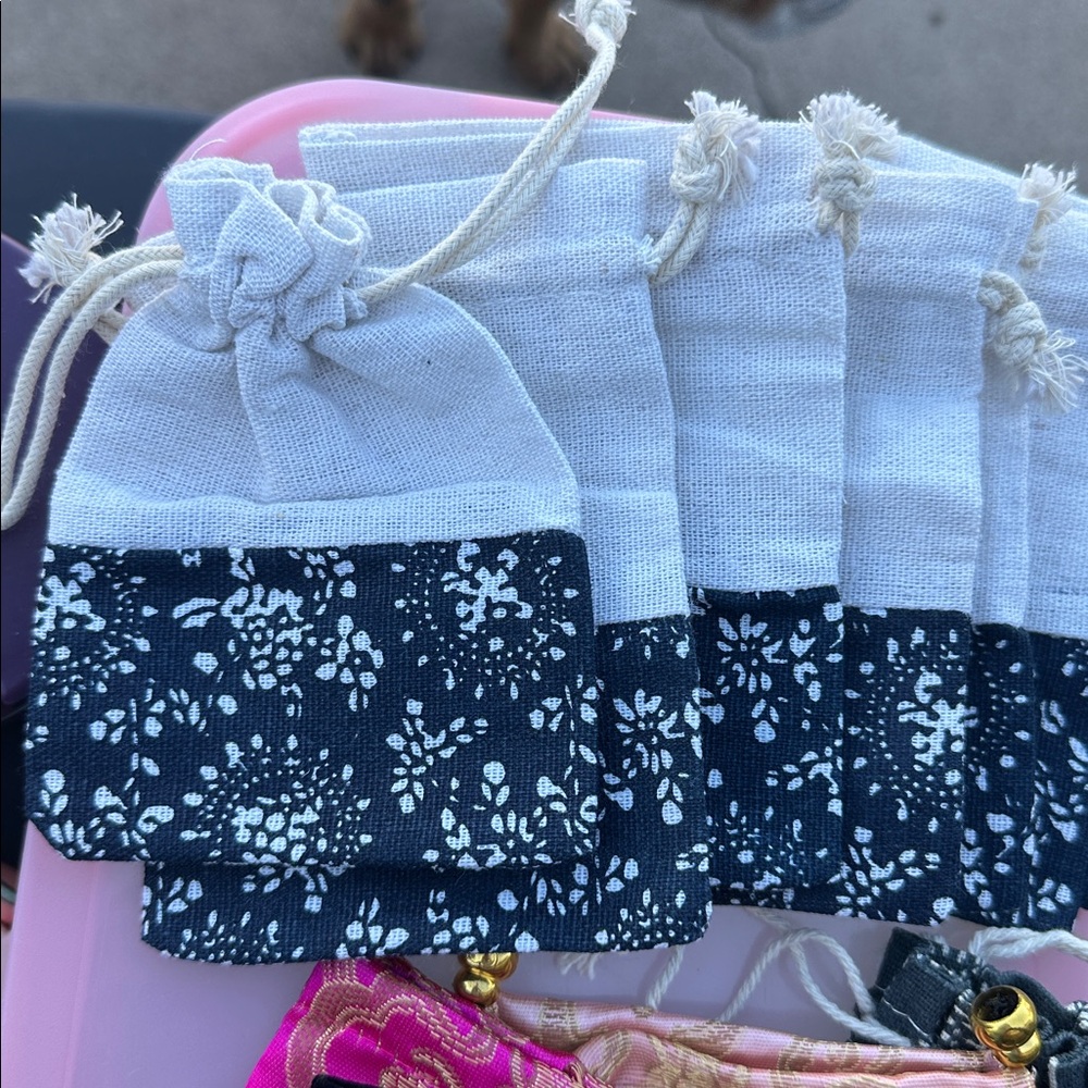 Assorted Drawstring Pouches Set - Picture 3 of 5